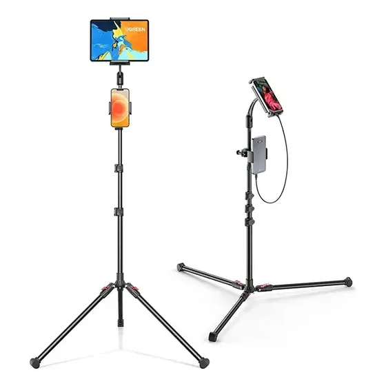 Soporte Trípode 2 En 1 Tablet 12.9 1.74m Ugreen Lp585 15647 Color Negro