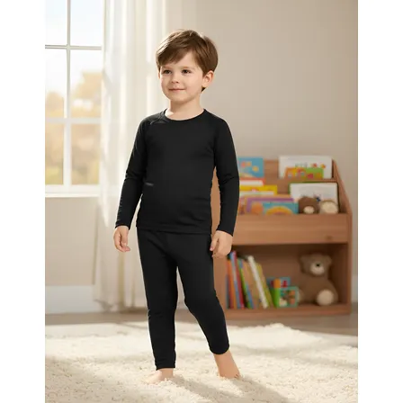 Proteção Térmica Infantil Blusa E Calça Para O Frio Intenso