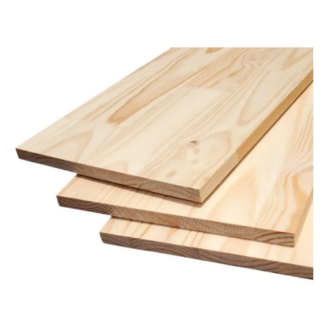 Estante Tabla Tablon Repisa Flotante De Pino 120 X 30 Cm