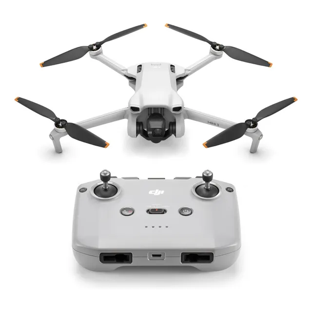 Mini drone DJI Mini 3 Pro Single con dual cámara 4K gris 5.8GHz 1 batería