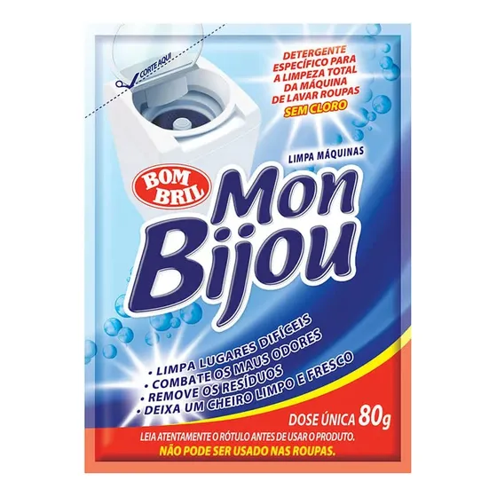 Mon Bijou Limpa Máquinas de 80g