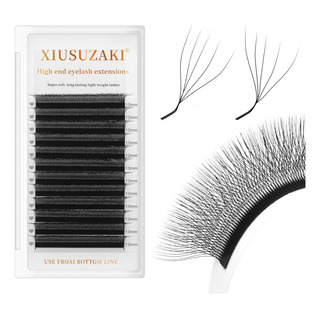 Pestañas Xiusuzaki L/lu Curl 5d W En Forma De W, Mate Y Natu Pestañas Xiusuzaki L/lu Curl 5d W En Forma De W, Mate Y Natu