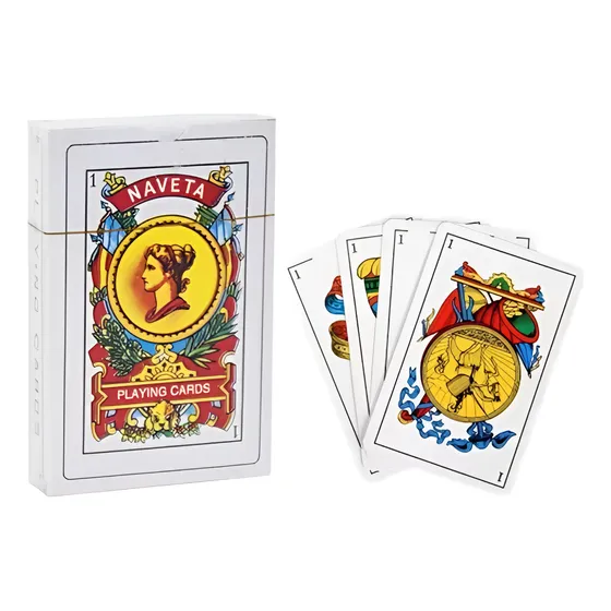 Naipe Español Set De 50 Cartas Plastificadas