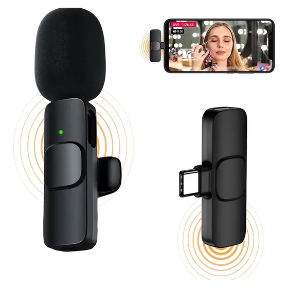 Micrófono Inalámbrico K8 Balita Lavalier Tipo C Telefono