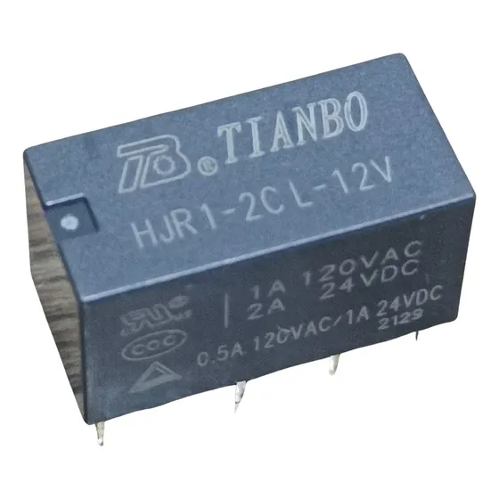 30x Rele Duplo 12v - 2 Contatos - 1a * 8 Terminais