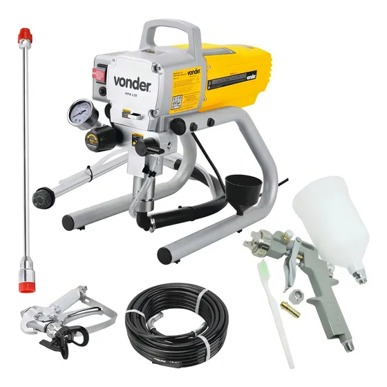 Máquina De Pintura Airless Mpa 120 Vonder + Kit Pistola 220V