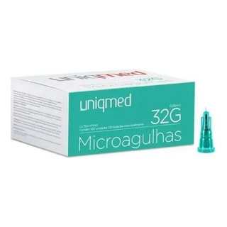 Agulha De Lebel - 32g/4mm Ultrafinas - Uniqmed - 10 Unidades Agulha De Lebel - 32g/4mm Ultrafinas - Uniqmed - 10 Unidades