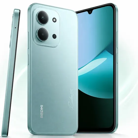 Celular Xiaomi Redmi 15C 5G 256GB 8GB RAM + 8GB Virtual Verde Menta Mint Green Smartphone Dual SIM Tela 6,9'' 120Hz Câmera 50MP Bateria 6000mAh Carregamento Rápido 33W NFC Android 15 Homologado Anatel