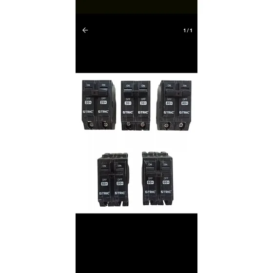 Breaker Empotrar Thql 2x20 2x30 2x40 2x50 2x60 Amp