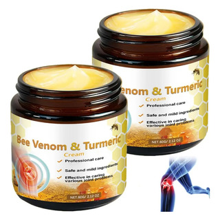 2 Botellascrema De Tratamiento De Artritis Con Cúrcuma Y Bee 2 Botellascrema De Tratamiento De Artritis Con Cúrcuma Y Bee