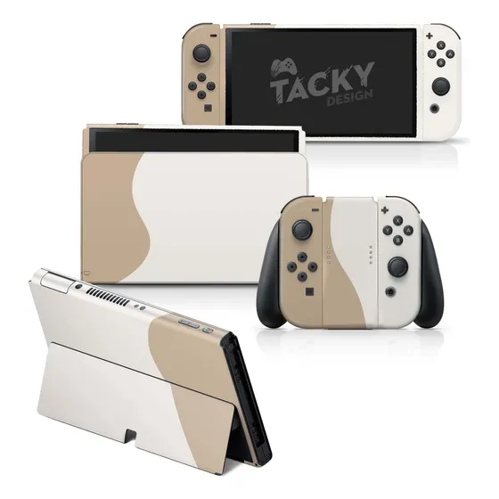 Pacote De Capa Colorwave Beige Para Nintendo Switch Oled - P