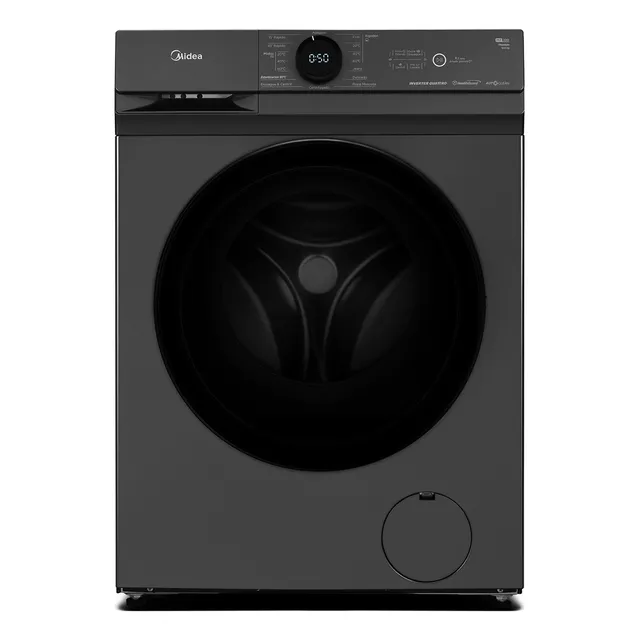 Lavadora Automática Midea Mf100w125b/t Titanium 12,5 Kg