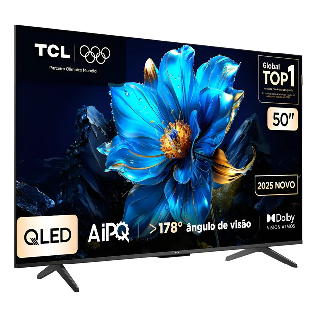 Tcl Qled Smart Tv 50 50p7k 4k Uhd Google Tv