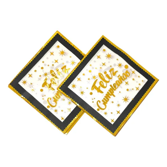 Servilletas Para Cumpleaños Varios Colores
