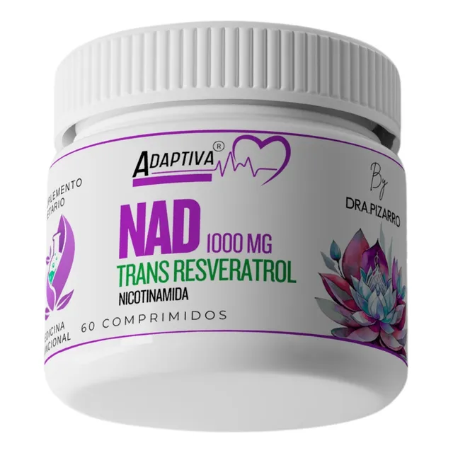 Nad Mas Resveratrol 1000 Mg Por 60 Comprimidos Adaptiva