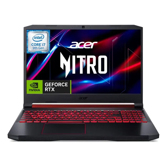 Acer Nitro 5 I7 9th 32gb Ram 512gb Ssd Rtx 2060 6gb 17 Fhd Negro (Reacondicionado)