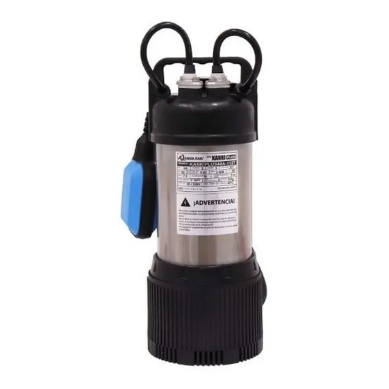 Bomba Sumergible 3/4hp Para Cisternas Aquapak Kanki Plus 44a