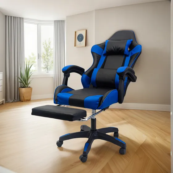Silla Ergonómica Pc Gamer Escritorio Apoya Pies Pc Ps4 Xbox 