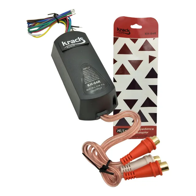 Adaptador Convertidor Alta A Baja Con Remoto 4 Canales Krack