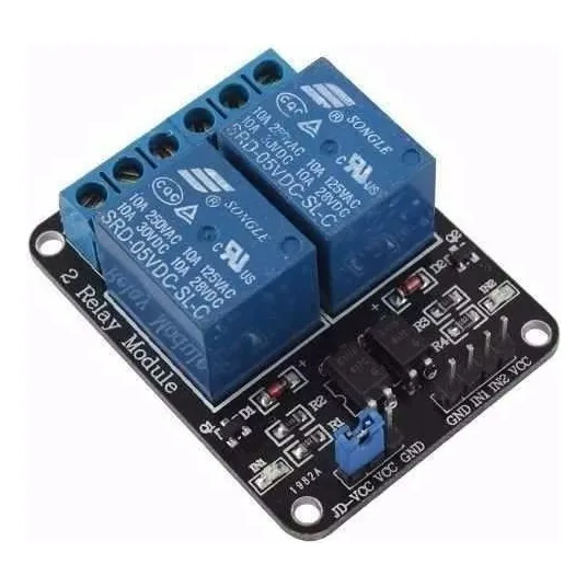 Módulo de relé de 2 canales y 5 V | Arduino, Pic, Raspberry Pi