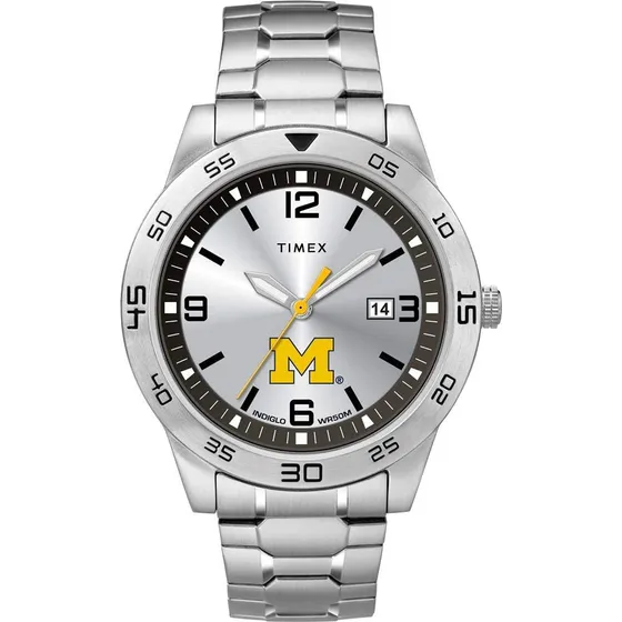Reloj Timex Tribute 42mm Acero Inoxidable Michigan Wolverine