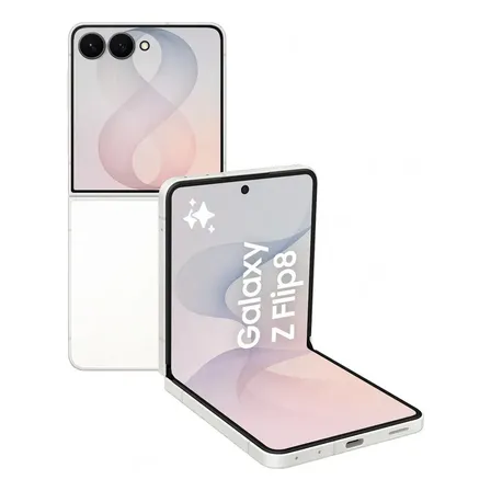 Celular Samsung Galaxy Z Flip8, 512gb 12gb Ram Câmera 50mp - Branco