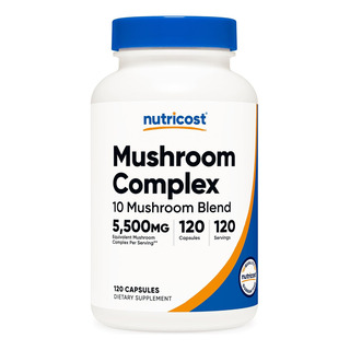 Suplemento En Cápsula Nutricost Complejo De Hongos Sabor Neutro X 1g Suplemento En Cápsula Nutricost Complejo De Hongos Sabor Neutro X 1g