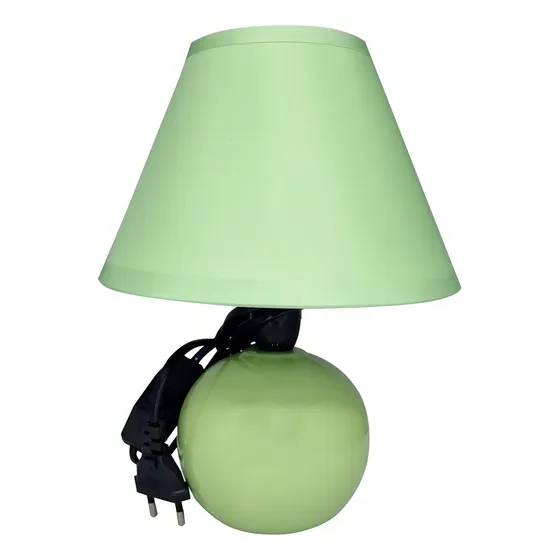 Luz Atrix Lampara Mesa Portatil color verde 220V 22cm x 17.6cm x 10cm de diámetro