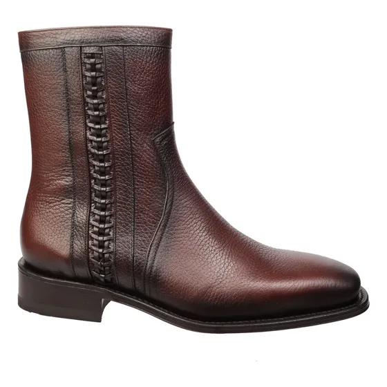 Botas De Hombre Vestir Con Cierre Duque Di Galliano Comodas