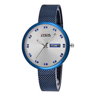 Reloj Zoea Ez8073-l Marino Cuarzo Acero Resistente Al Agua Reloj Zoea Ez8073-l Marino Cuarzo Acero Resistente Al Agua