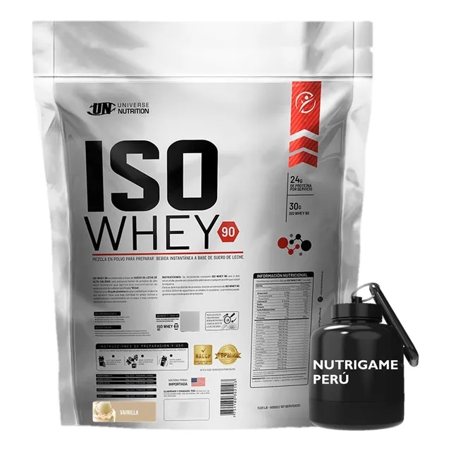 Iso Whey 90 5 Kg Proteina 100% Isolatada - Tienda Fisica