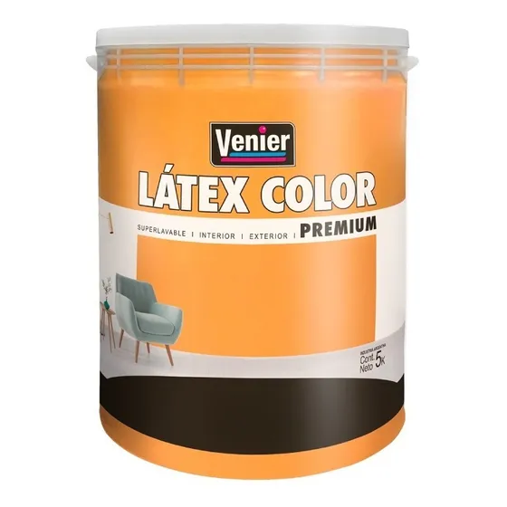 Látex Color Venier Interior/exterior | +14 Colores | 4lt