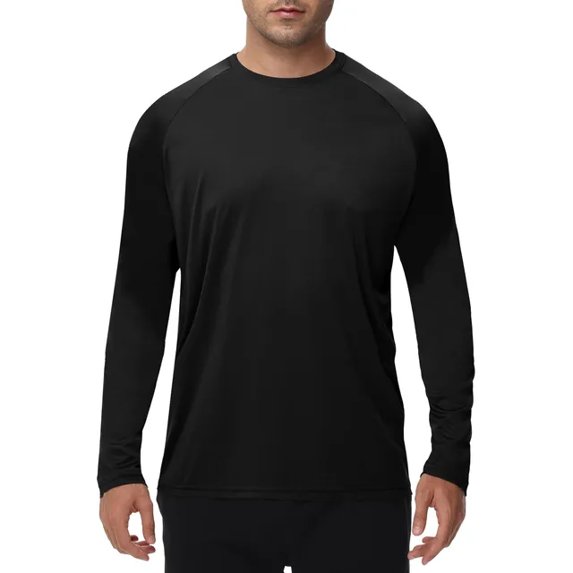 Camiseta Manga Larga Para Hombre Secado Rapido Absorben Uv