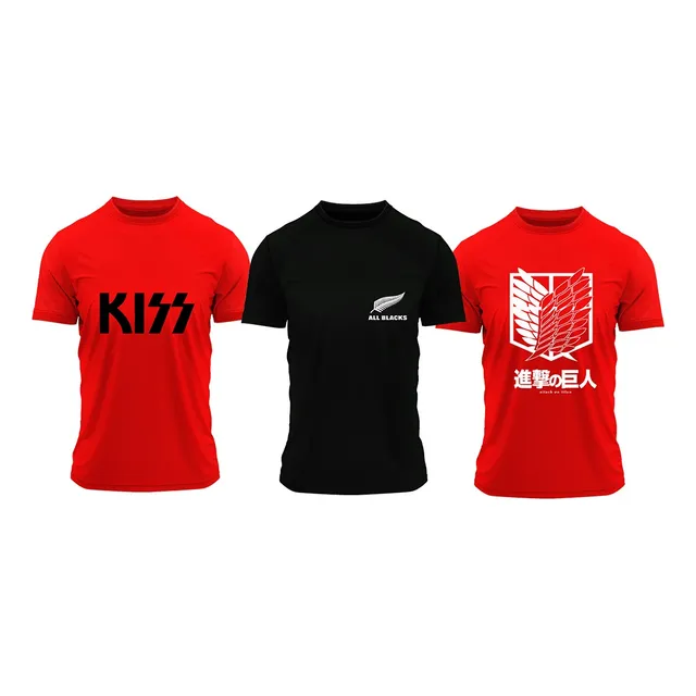 Pack X3 Remeras Y Shorts Algodón  Varios Diseños  Unisex