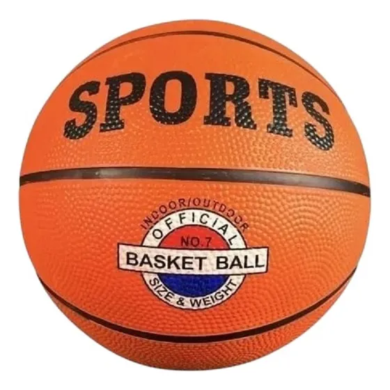 Pelota De Basket Basquet N°7 Práctica Juego Deporte Peso Ofi Naranja