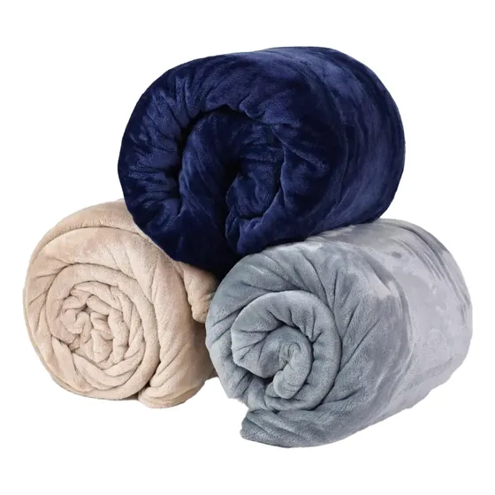 1 Cobertor Hotelero 300 G Premium Matrimonial / Queen Color Beige