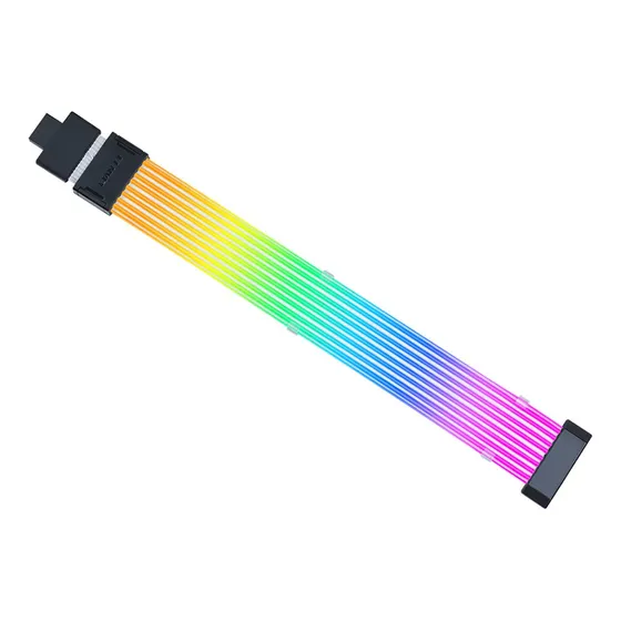Cabo Extensor Lianli Strimer Wireless 16p 8 Leds Argb Cor Branco 5v