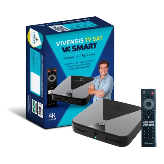 Receptor De Tv Vivensis Vx Smart Sat Hd Android Tv
