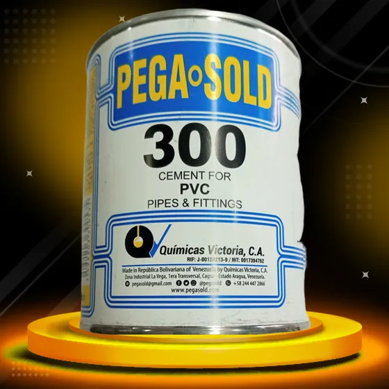 Pega Para Tubos Pvc Aguas Negras 1/4 Galon Pega Sold