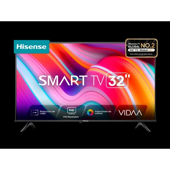 Tv 32  Hisense Led Con Dts Virtual X Vidaa Y Game Mode