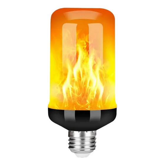 2 Bombillas Led Con Efecto De Llama E27, Decorativa, Parpade