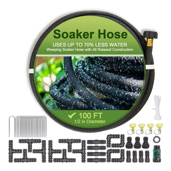 Soaker Hose Pro Pie Diametro Ahorra % Agua Ideal Para