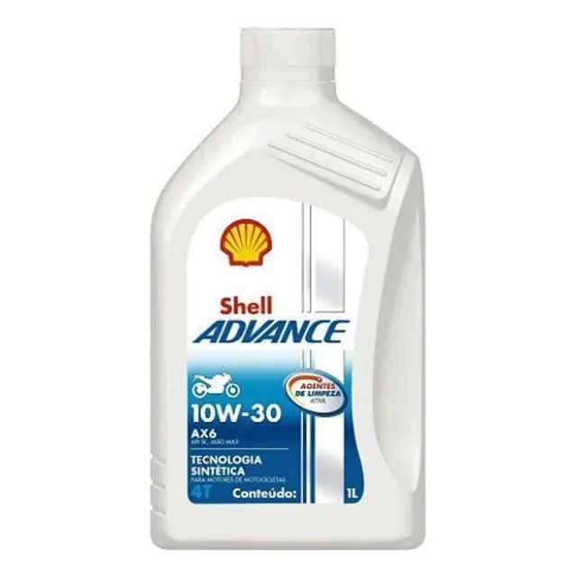Óleo De Motor Shell Advance Ax6 10w-30 1l.