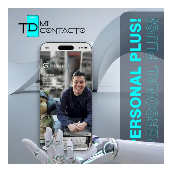 Tarjeta De Presentacion Digital Mi Contacto Personal Plus