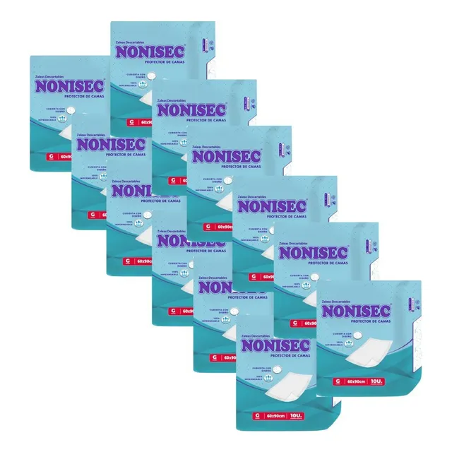 Nonisec Zalea 120 Unidades 60 X 90 Cm Descartables