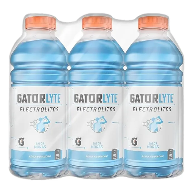 Bebida 6 Pack De Gatorlyte 20oz Sabor Mora