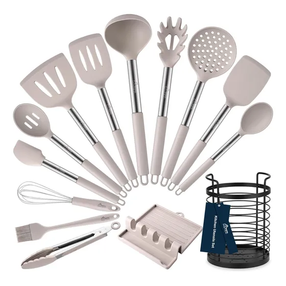 Utensilios De Cocina De Silicona Resistentes Al Calor