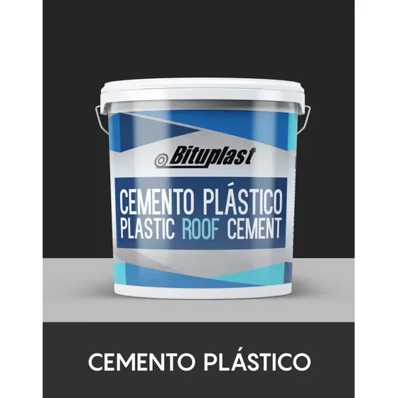 Cemento Plástico Bituplast Cuñete 4gal
