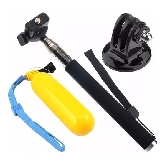 Gopro Bastao Retratil Monopod + Flutuante Flutuador + TriPod