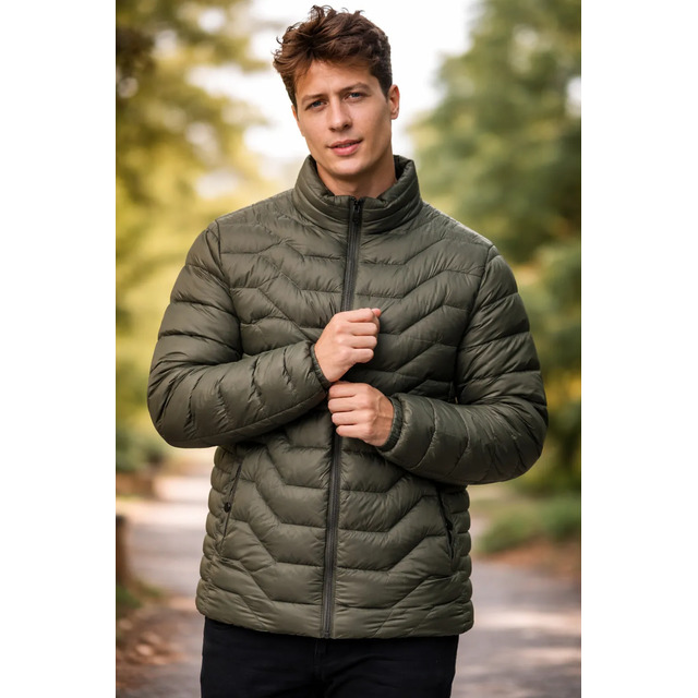 Jaqueta Broken Rules Masculino Nylon Peluciado Verde